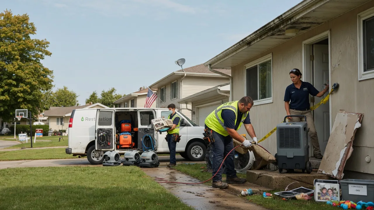 Water Damage Restoration in Mccausland, IA near me